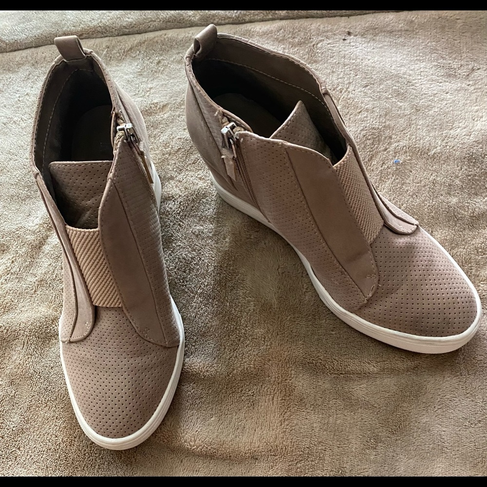 Casual Booties Zip Up Platform